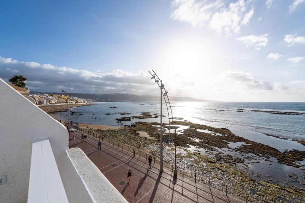 Beachfront Apt With Open Terrace In Las Canteras Lejlighed Las Palmas de Gran Canaria Eksteriør billede