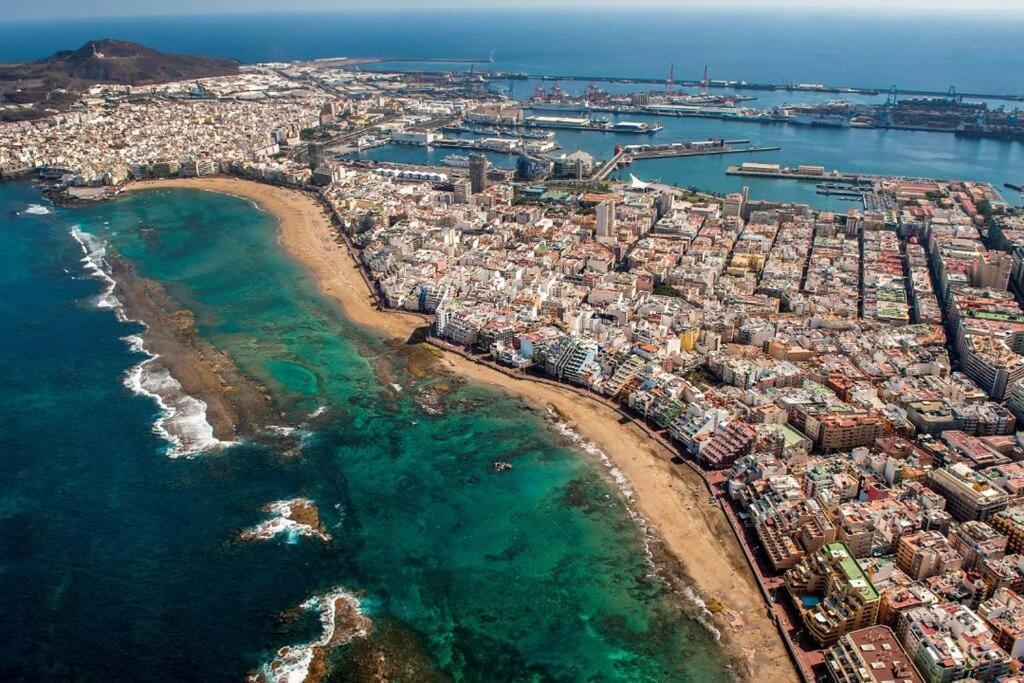 Beachfront Apt With Open Terrace In Las Canteras Lejlighed Las Palmas de Gran Canaria Eksteriør billede