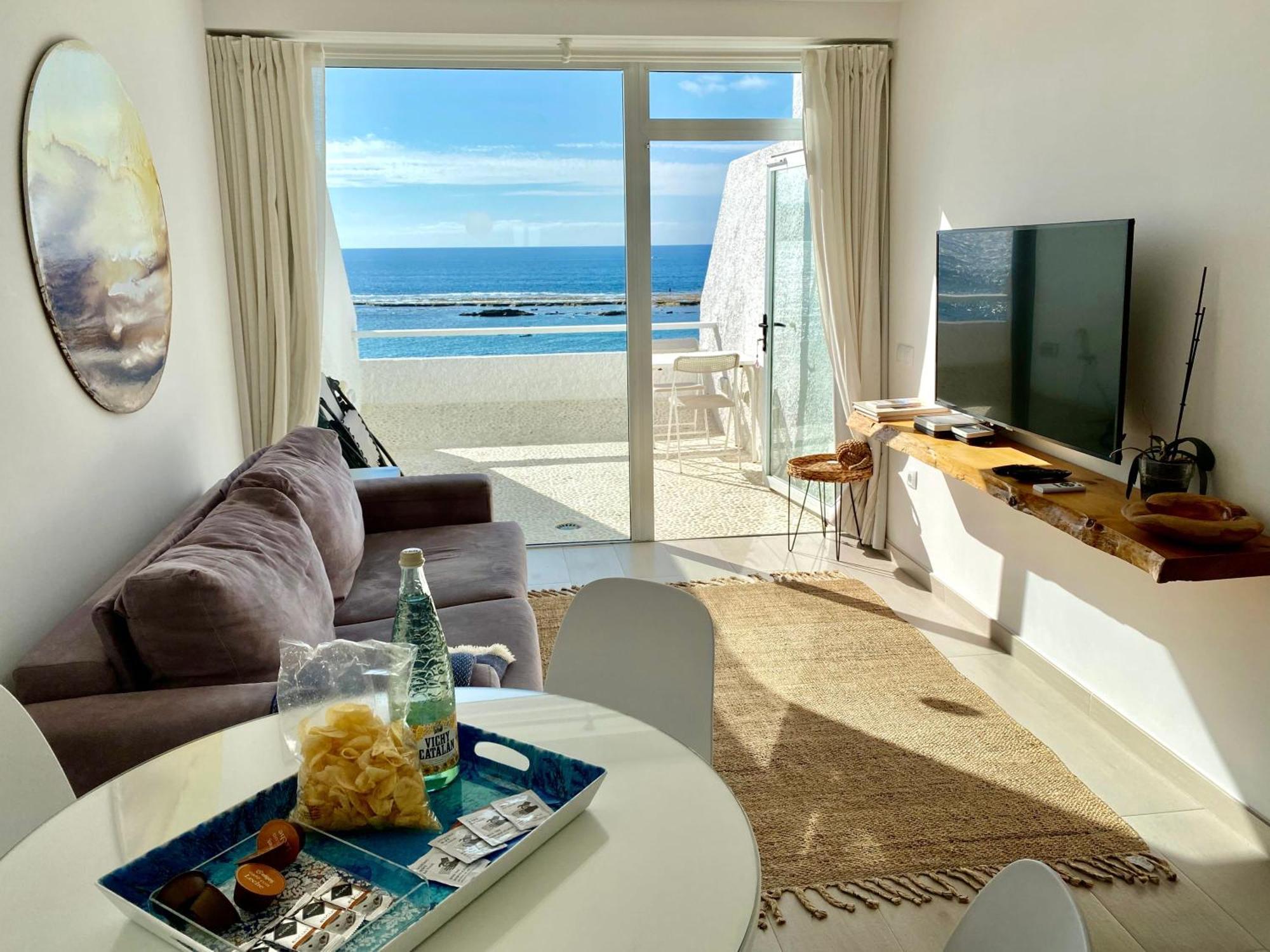 Beachfront Apt With Open Terrace In Las Canteras Lejlighed Las Palmas de Gran Canaria Eksteriør billede